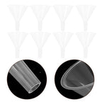 Veemoon 20pcs Short Stem Lab Funnels 60mm for Scientific Liquid Filling, Classroom and Laboratory Use, Chemical Filter Funnel Set