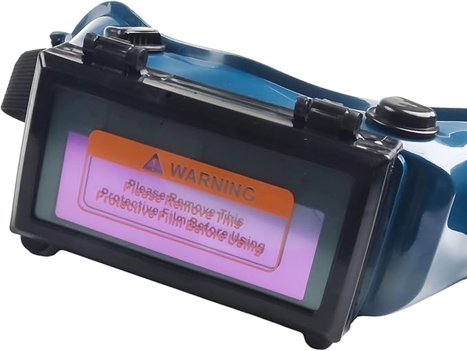Auto Darkening LCD Welding Lens for MIG for TIG for MMA, Solar Powered Welding Eyepiece with DIN3-11 Shade, 108x50mm Filter, PVC+LCD Glass, for Protection During Grinding and Cutting
