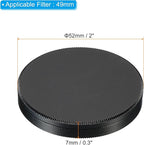 PATIKIL 49mm Lens Cap, Camera Lens Cap Cover Universal Lens Filter Stack Cap Front Metal Protective Case Cover with Cleaning Cloth for Photography Camera Filter