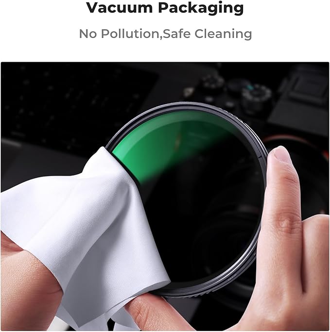 K&F CONCEPT 82mm MC UV Lens Protection Filter with Lens Cap Cleaning Cloth Optical Glass Ultra Slim 18 Multi-Layer Coatings Camera Lens UV Filter (K-Series)