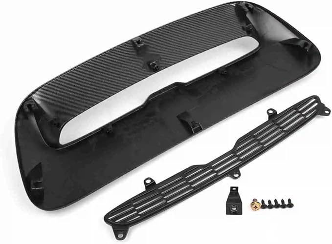 Car Bonnet Scoop Air Vent Intake Replacement Compatible For BMW And Mini R56 2007-2013 51132756095 51132757694 51232752275 Car Accessories(Carbon look)