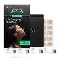 Intake Breathing Magnetic Nasal Strips Starter Kit (30 Count, Clear) - Boost Oxygen Intake, Reduce Snoring, Improve Sleep Quality - Sweat Resistant, Nasal Strips - Extra Strength Snoring Solution