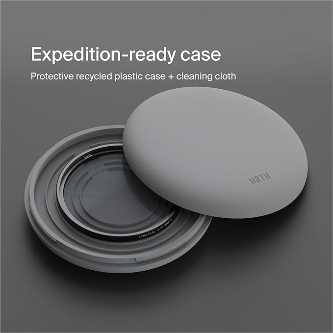 Urth 77mm Ethereal White Mist ¼ Diffusion Lens Filter (Plus+) - Cinematic Effect, 20-Layer Nano-Coated Light Dispersing Particles