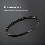 Urth 55mm Magnetic Ethereal White Mist ¼ Diffusion Lens Filter (Plus) — Cinematic Effect, 20-Layer Nano-Coated Light Dispersing Particles
