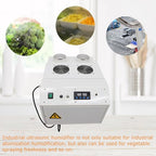 Ultrasonic Humidifier Cooler Sprayer 15kg/h Commercial Humidifier Commercial Industrial Humidifier with Humidistat and Remote Sensor Stainless Steel for Grow Room 110V