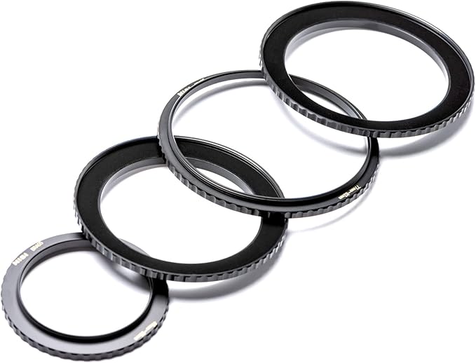 NiSi - Brass Pro 40.5mm to 52mm Step-Up Ring - Threaded Stepping Adapter Ring, 40.5mm Male Lens Attachment 52mm Female Filter and Accessory Thread, Matte Black Finish, Prevent Reflections, Brass Alloy