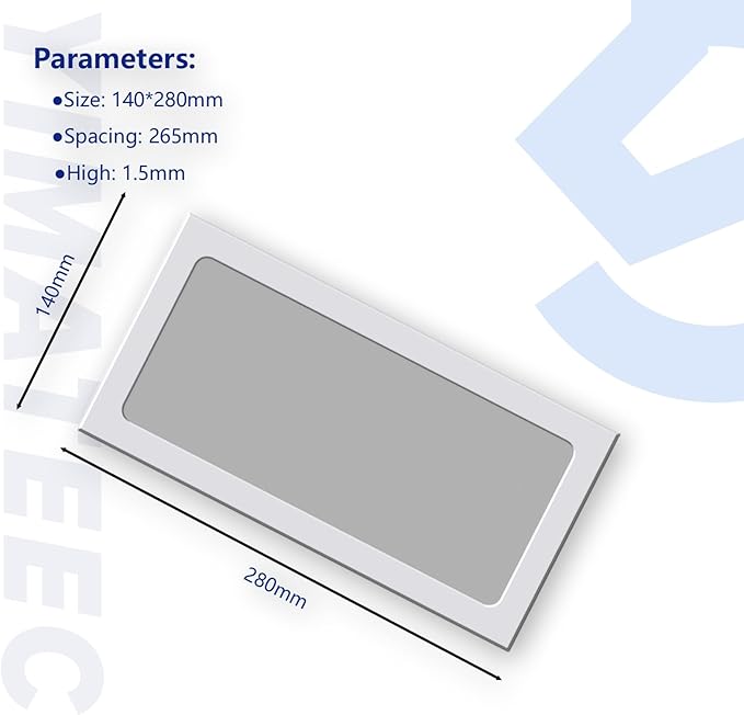 Dust Filter PC 280mmx140mm for Computer Cooler Fan/PSU/Routers Nylon 80 Mesh, Magnetic PC Dust Cover Mesh Dustproof Computer Fan Filter Grills (Nylon, 140 * 280mm, 2pcs, White)