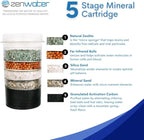 ZENWATER 6-Gallon Countertop Gravity Water Filter System - Portable Alkaline Filtration System - Enjoy Clean and Mineral-Rich Hydration at Home, Office, or Travel