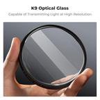 K&F CONCEPT 67mm Bilateral Blur Ghost Motion Filter Super Speed Effects for Camera Lens Clear Optical Glass with Cleaning Cloth