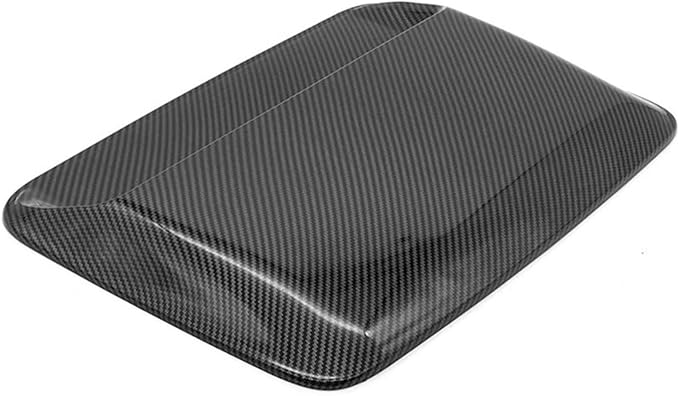 Car Universal Hood Vent Air Outlet Cover Compatible For Infiniti Compatible For Mazda And Tesla Hood Scoop Air Flow Intake Vent Cover(Bright Black)
