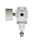 PneumaticPlus SAR200T-N02BG Compressed Air Pressure Regulator 1/4" NPT, T-Handle, Gauge & Bracket