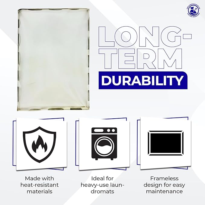 Dexter Lint Screen Replacement – Durable Frameless Dryer Lint Filters for Commercial & Residential Use (9805-029-002) - 17.75" X 29.5" (Pack of 1)