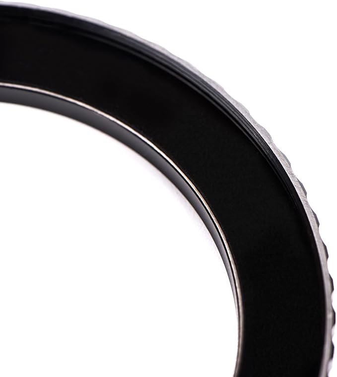 NiSi - Brass Pro 52mm to 77mm Step-Up Ring - Threaded Stepping Adapter Ring, 52mm Male Lens Attachment 77mm Female Filter and Accessory Thread - Matte Black Finish to Prevent Reflections, Brass Alloy