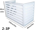 Outdoor air conditioning fence, multifunctional air conditioning privacy screen, outdoor air conditioning hidden protective cover, sturdy and durable,easy to install,suitable for gardens and balconies