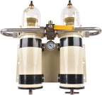 Fuel Filter Water Separator 751000FH 751000FH10 Replacement for Parker Racor Turbine Series, 360 GPH, 30 Micron, 180 Degree(In-Line)