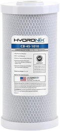 IPW Industries Inc- Hydronix™ (CB-45-1010)-CB - 10" x 4.5" Coconut Carbon Block Filter 10 Micron