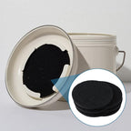 Eagles 6 Pack Charcoal Filters for Compost Bucket, 6.5 Inch Double Thinck 0.4 Inch Compost Filters for Countertop Bin, Round Activated Carbon Filter Bio Bucket Filter Universal Size
