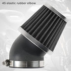 Evermotor Motorcycle Air Filter, 48mm 49mm 50mm Carb Filter for 50cc 70cc 90cc 110cc 125cc 150cc Scooter, Quad Bike