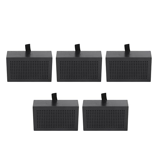5Pcs 3D Printer Activated Carbon Air Filter Purifiers, P1P P1S X1 P1 Replacement, VOC Filtration and Odor Elimination for ABS PC PA Printing, Enhanced Indoor Air