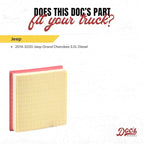 Doc's Diesel Engine Air Filter DPA10236 | Compatible with Jeep Grand Cherokee 3.0L Diesel 2014-2020 | Replaces 04861688AA