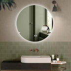 Led Mirror for Bathroom,Bathroom Mirrors for Vanity,Shatter-Proof,with Dimming & 3 Color Modes,Heated Demister Pad,Anti-Fog,Hanging Vanity Mirror,Easy to Install, Easy to Clean (Size : 60x60cm)