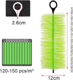 Stainless Steel Filter Brushes - High-Efficiency Biofiltration Media for Aquarium, Pond, and Koi Tank Cleaning