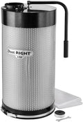 Rockler 1250 CFM Dust Collector Filter Canister - 1 Micron, 14-Gallon Dust Bag & Mounting Bracket - Durable Steel Frame