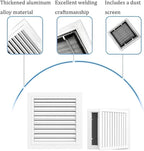Decorative Return Air Grille Cover, Wall/Ceiling Vent Cover with Adjustable Design, Durables & Easy-to-Install for Home & Office, Cold Air Return Vent Cover(40x44in (102x112cm))