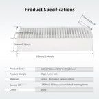 2PCS 3D Printer Air Filter Cartridge for FLASHFORGE Adventurer 5M Pro/Adventurer 5M, Air Purifier Filter Replacement, Easy to Install 3D Printer Accessories Ultra-Absorption for 3D Printing Filament