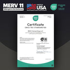 BNX TruFilter 20x24x2 Air Filter MERV 11 (4-Pack) - MADE IN USA - Allergen Defense Electrostatic Pleated Air Conditioner HVAC AC Furnace Filters for Allergies, Dust, Pet, Smoke, Allergy MPR 1200 FPR 7
