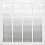 20"W x 20"H [Duct Opening Size] Steel Return Air Filter Grille - Removable Face/Door for 1 inch Filters -HVAC Vent Cover Grill - White [Outer Dimensions: 22 5/8"W X 22 5/8"H]
