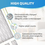 20x30x1 Air Filter AC Furnace MERV 13 Comparable with MPR 1900 FPR 10 HVAC Air Condition cabin Vent Fan Electrostatic Pleated Actual Size 19.49 x 29.49 x 0.75 6 Packs