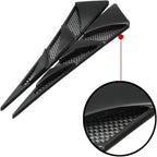 2pcs Car Vent Cover Stickers Car Air Flow Intake Bonnet Styling Stickers Car Body Decorative Strip Auto Exterior Accessories