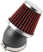 Evermotor Motorcycle Air Filter, 45mm 46mm 47mm Vent Cleaner for 50cc 70cc 90cc 110cc 125cc 150cc Scooter,Quad Bike,GY6