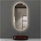 Bathroom Led Mirror ，Bathroom Mirror with LED Lights，LED Mirror for Bathroom，Backlit Bathroom Mirror ，with Touch Sensor/Demister pad，Shatterproof，Adjustable Lights(B,H90*W60cm/H35.4*W23.6IN)