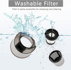2 Pcs Bed Vacuum Cleaner Filters, Replacement Filter Compatible with 1003