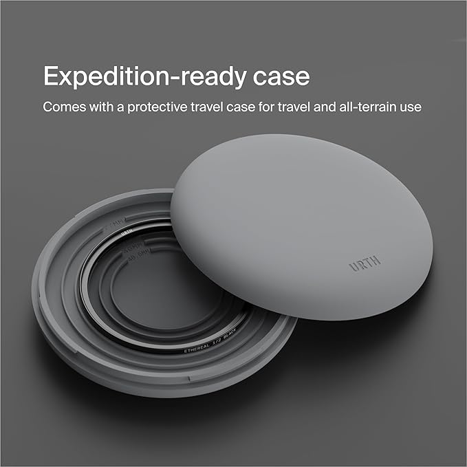 Urth 95mm Magnetic Ethereal Black Mist ½ Diffusion Lens Filter (Plus) — Cinematic Effect, 20-Layer Nano-Coated Light Dispersing Particles