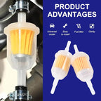 4 PCS Gas Inline Fuel Filters with Magnet, Inline Gas Fuel Filter for Motorcycle Lawn Mower Small Engine, 1/4" and 5/16" Fuel Filter Fit Snowmobiles, Tractors, Car Accessories (4PCS)