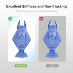 Rigid Pro 3D Printing Resin, High Stiffness & High Precision Engineering Resin, Designed for Detailed Models & Functional Parts for LCD/DLP/MSLA 3D Printers (Light Gray, 1KG)
