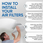 Glasfloss 16x24x2 MERV 10 (FPR 5-6) 2" Inch Pleated Air Filters Box of 6. Actual Size: 15-1/2 x 23-1/2 x 1-3/4