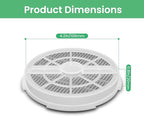 6 Pack HEPA Filter Replacement for Frida Baby Air Purifier 3 in 1,Compatible with RIGOGLIOSO GL-2103 and for SY900S,for JINPUS GL-2103,for LTLKY 900S