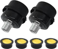 2 Pcs Air Compressor Silencer, 1/2 Inch Thread Intake Filter Muffler, 20 mm Air Compressor Silencer Filter for Generators and Blowers