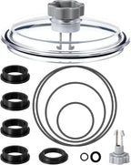 SF80110-1 Leaf Trap Cover Lid with O-Rings & Valve Sand Filter Pump Seal Gasket Parts Compatible with 12 Inch Sand Filter Pump (Pump Flow Rate: 2, 100 GPH) NOT Fit for 14 & 16 Inch