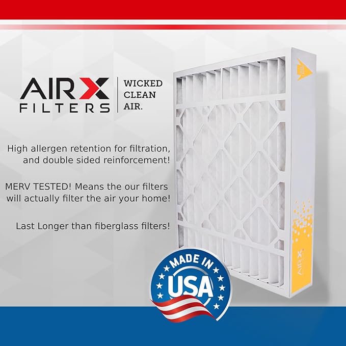 AIRX FILTERS WICKED CLEAN AIR. 16x25x5 Air Filter MERV 11 Compatible with Lennox X6670 Air Filter 2 Pack