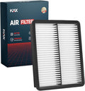 KAX Engine Air Filter, CA10881 Replacement for Hyundai Azera 2012-2017, Santa Fe 2010-2012, Sonata 2011-2014, Sorento 2011-2013, Kia Optima 2013-2015, Air Filter with High Performance
