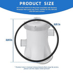 P6119 (P6119ASS16) O-Ring Seal Compatible with Bestway Flowclear Filter Pump Cap, Fits 530/800/1500 GPH Pool Pumps, Pool Filter Replacement Parts(3 Pack)