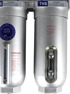 1" Inline Compressed Air Filter Desiccant Dryer Moisture Separator Trap Combo