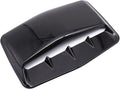 Universal Car Hood Scoop Air Flow Intake Decorative Turbo Bonnet Vent Cover Compatible For Audi And BMW Compatible For VW And Civic(Black)