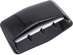 Universal Car Hood Scoop Air Flow Intake Decorative Turbo Bonnet Vent Cover Compatible For Audi And BMW Compatible For VW And Civic(Black)