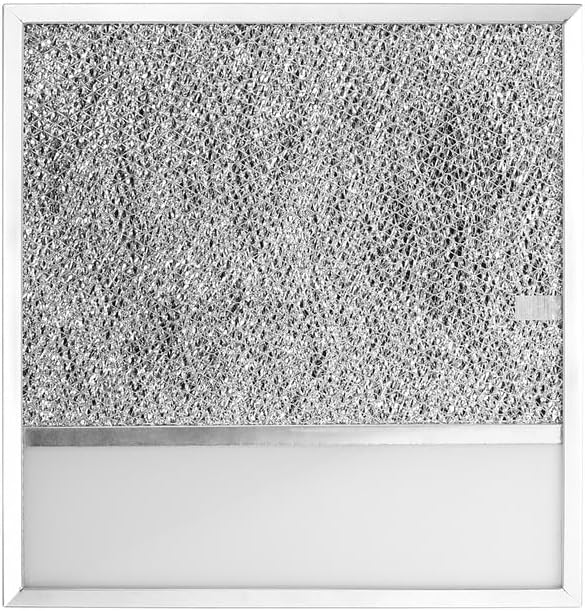 BP57 Range Hood Filter with Light Lens for Broan-NuTone Kitchen Exhaust Grease Filter,Stove Hood Vent Air Filter,11-1/2 X 11-3/4 X 3/8 Reinforced Aluminum Frame fit 43000 R610045, Series 1-Pack